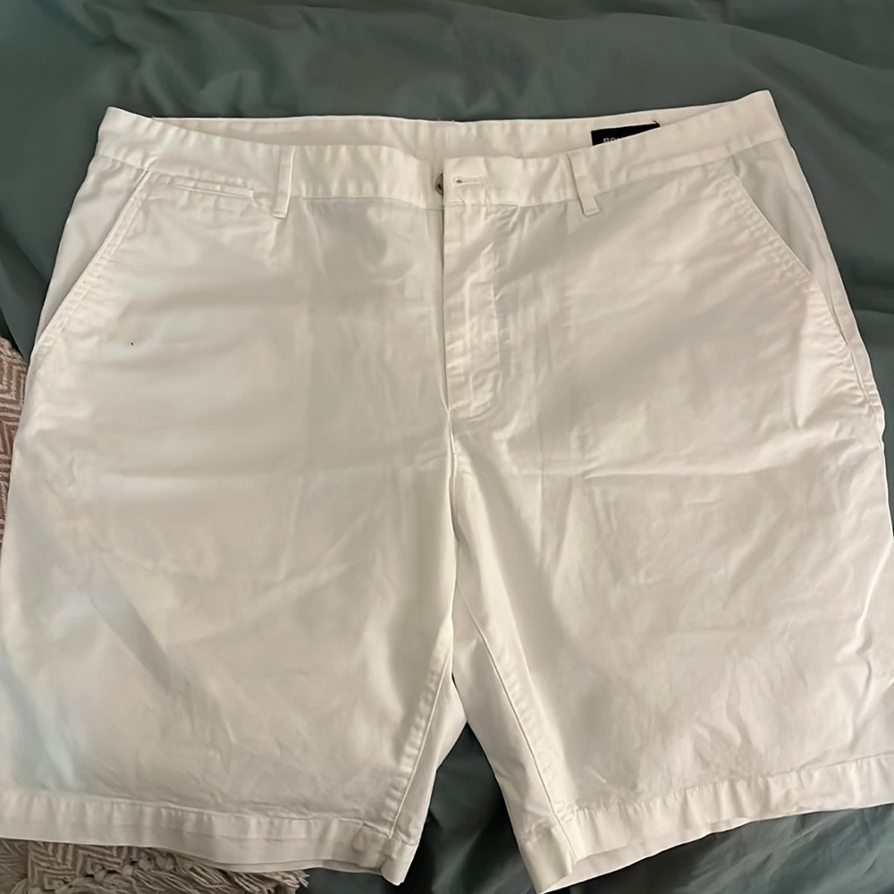 Bonobos Men White Shorts